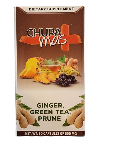 Lenico Comercializadora ChupaMas 60 Capsules Ginger, Green Tea, Prune, Artichoke - Maple Wellness Supplements