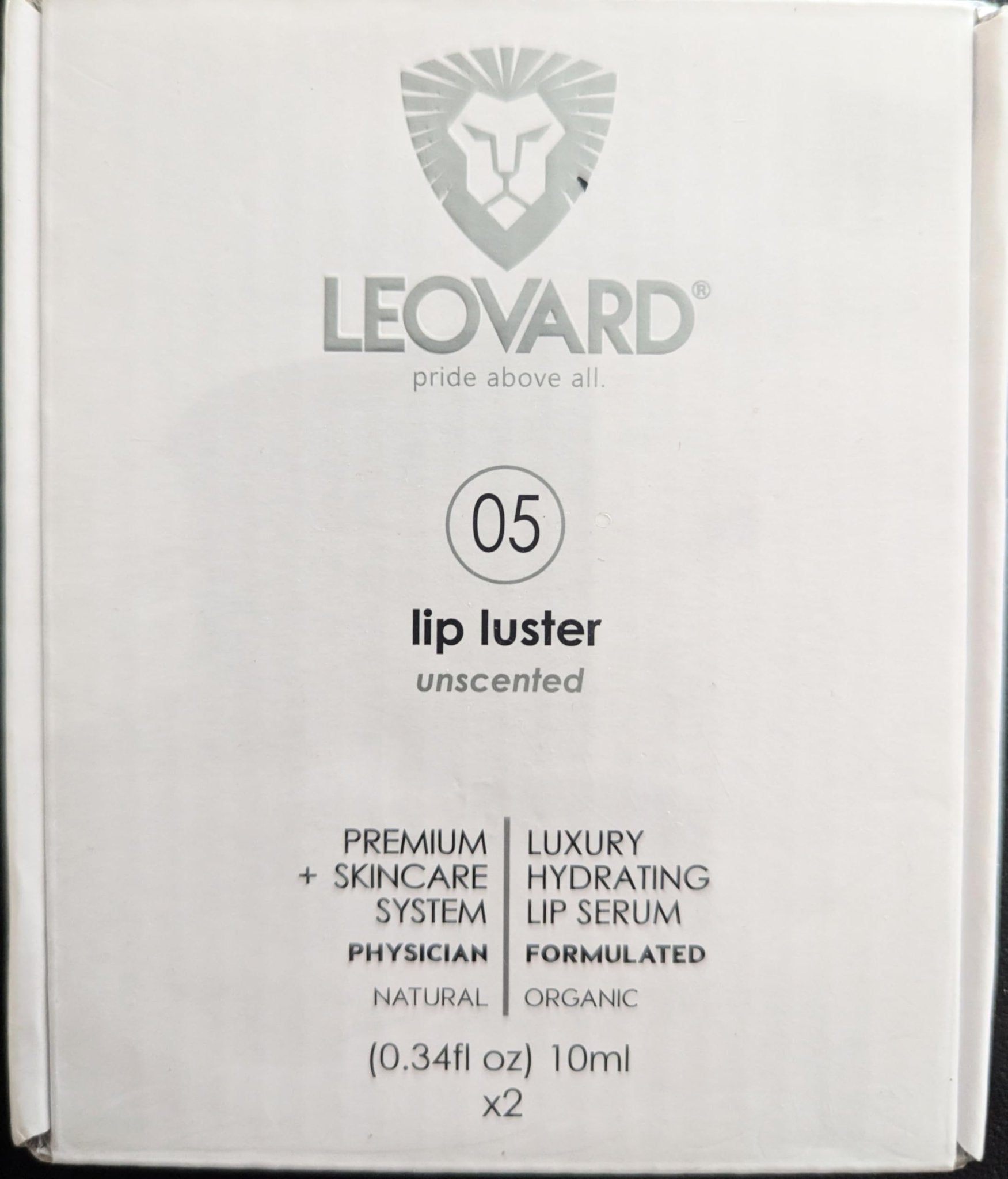 Leovard Lip Luster Hyaluronic Acid Lip Balm Hydrating Lip Serum - Organic Natural Lip Hydrating Treatment, Moisturizing Lip Serum - Maple Wellness Supplements