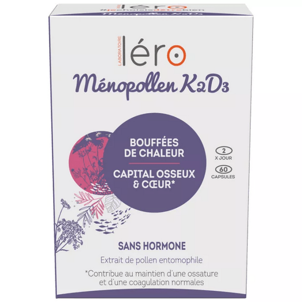 Lero Menopollen K2D3 Bone Capital 60 Capsules - Maple Wellness Supplements