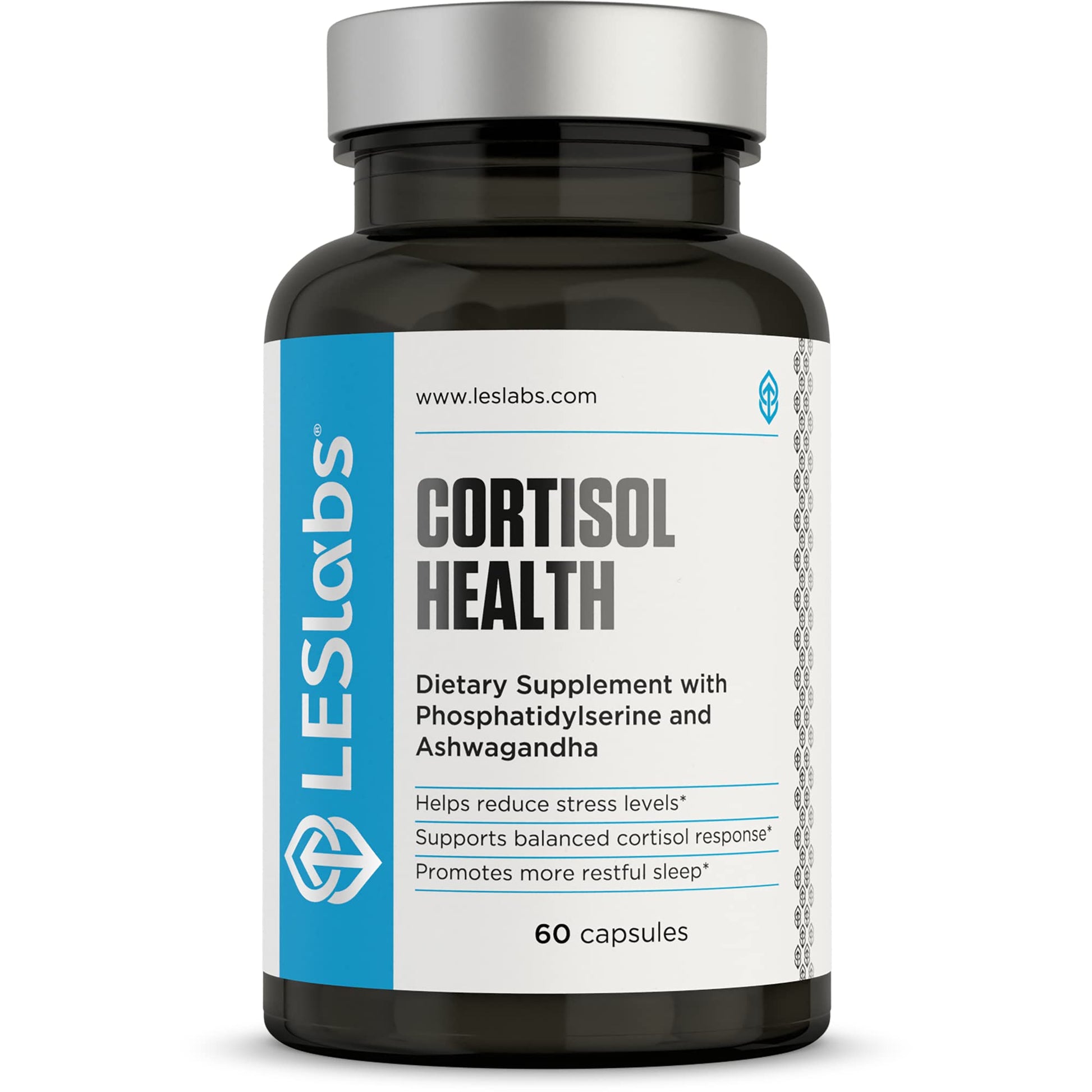 LES Labs Cortisol Health – Stress Relief, Balanced Cortisol Response, Relaxation & Deep Sleep – Phosphatidylserine, Magnesium, Magnolia Bark, Rhodiola Rosea & Ashwagandha – Non-GMO – 60 Capsules - Maple Wellness Supplements