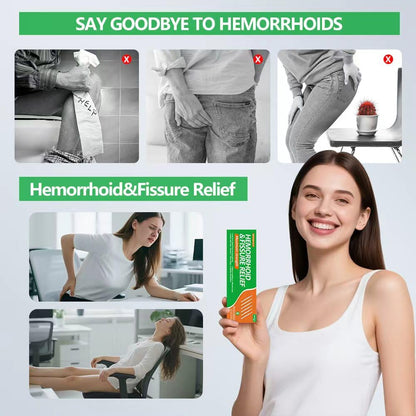 Lesdgo Hemorrhoidal Ointment(6 Pre-Filled),Hemorrhoid and Fissure Cream Witch Hazel Maximum Strength Pain Relief,for Itching and Swelling - Maple Wellness Supplements