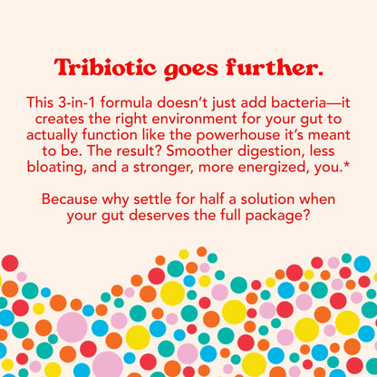 Let Loose Daily Tribiotic Pills - Probiotics, Prebiotics, and Postbiotics to Feed Your Microbiome and Support Smooth Daily Digestion, Gut Health, - Maple Wellness Supplements