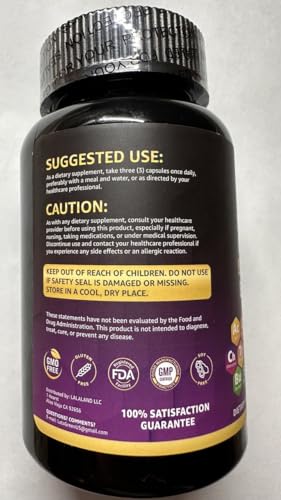 LetaGreen Irish Sea Moss Capsules – 120 Wildcrafted Sea Moss Pills with Black Seed Oil - Maple Wellness Supplements