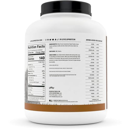 Levels Grass Fed 100% Whey Protein, No GMOs, Chocolate Peanut Butter, 5LB - Maple Wellness Supplements