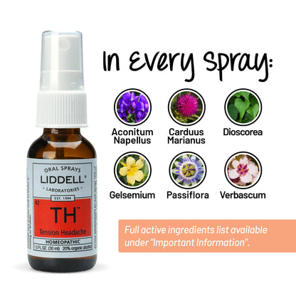Liddell Homeopathic Tension Headache, 1 Ounce - Maple Wellness Supplements