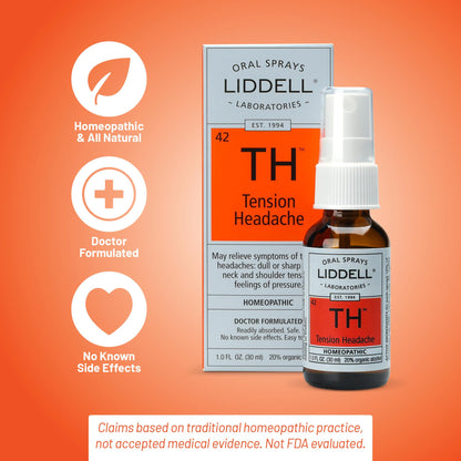 Liddell Homeopathic Tension Headache, 1 Ounce - Maple Wellness Supplements