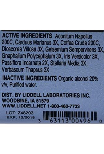 Liddell Homeopathic Tension Headache, 1 Ounce - Maple Wellness Supplements