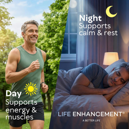 Life Enhancement Ultra Triple Magnesium Complex - 325 mg - with B6, Glycinate, Malate & Citrate - Magnesium Supplement Enhance Sleep and Brain Function - Made in USA (90 Vegetarian Capsules) - Maple Wellness Supplements
