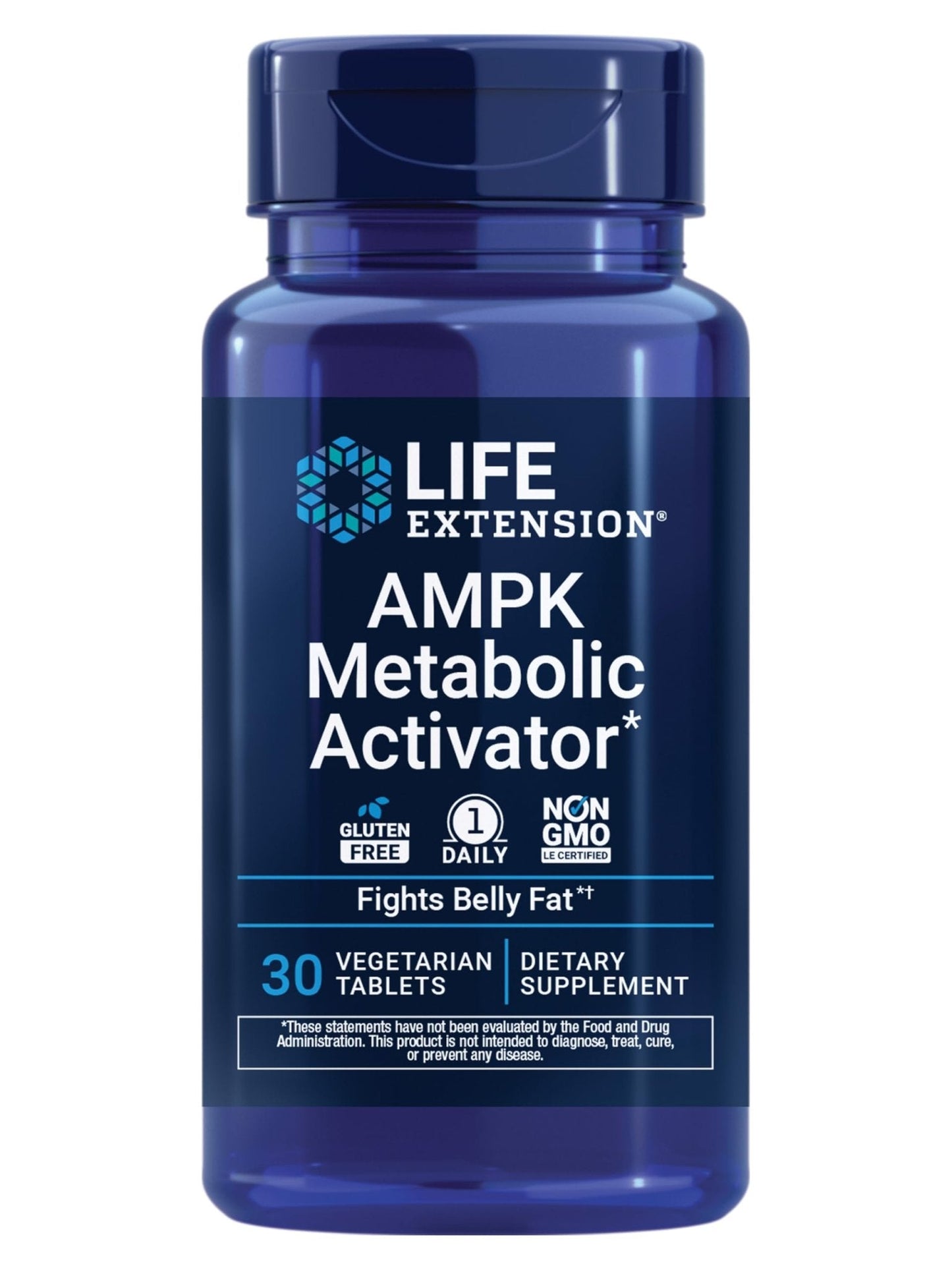 Life Extension AMPK Metabolic Activator*, Hesperidin, G. pentaphyllum, Fight unwanted Belly Fat, Target Overall Fat, Gluten-Free, Vegetarian, 1-Daily, Non-GMO, 30 Tablets - Maple Wellness Supplements