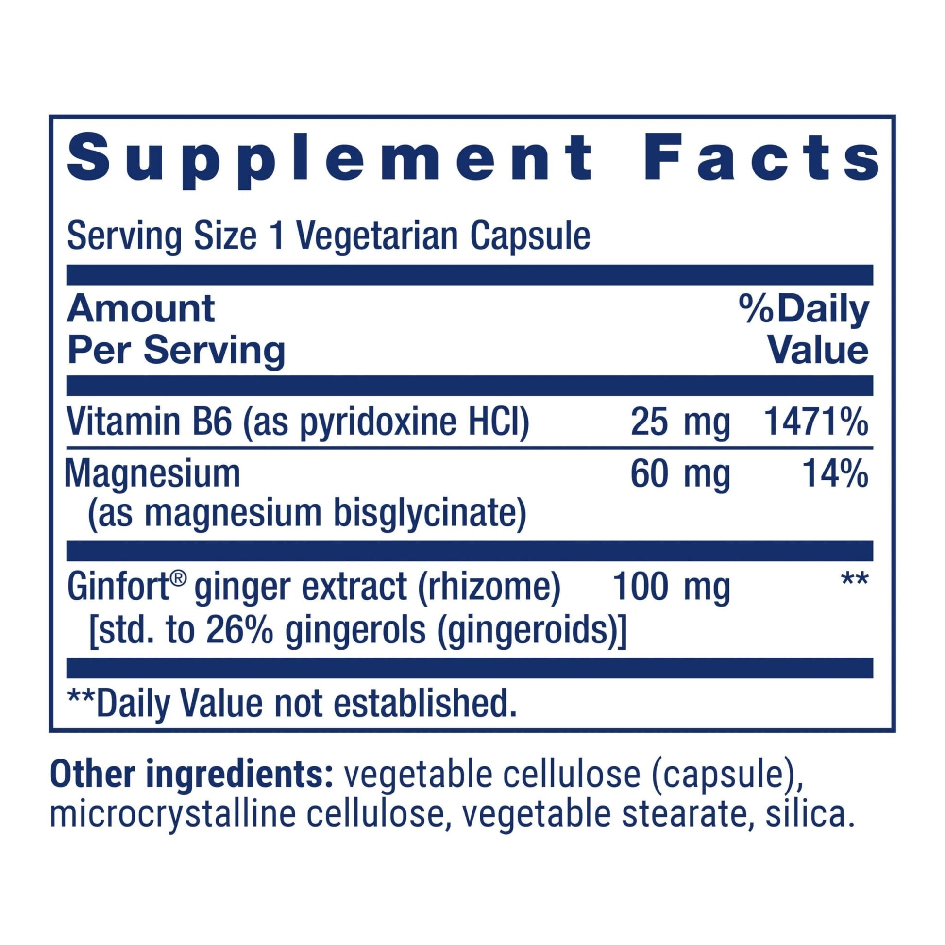 Life Extension Daily PMS Relief, Menstrual Comfort Supplement, PMS-Related Cramps, Lower Back discomfort, Mood, Ginger, Magnesium, B6, Gluten-Free, Non-GMO, 60 Capsules - Maple Wellness Supplements