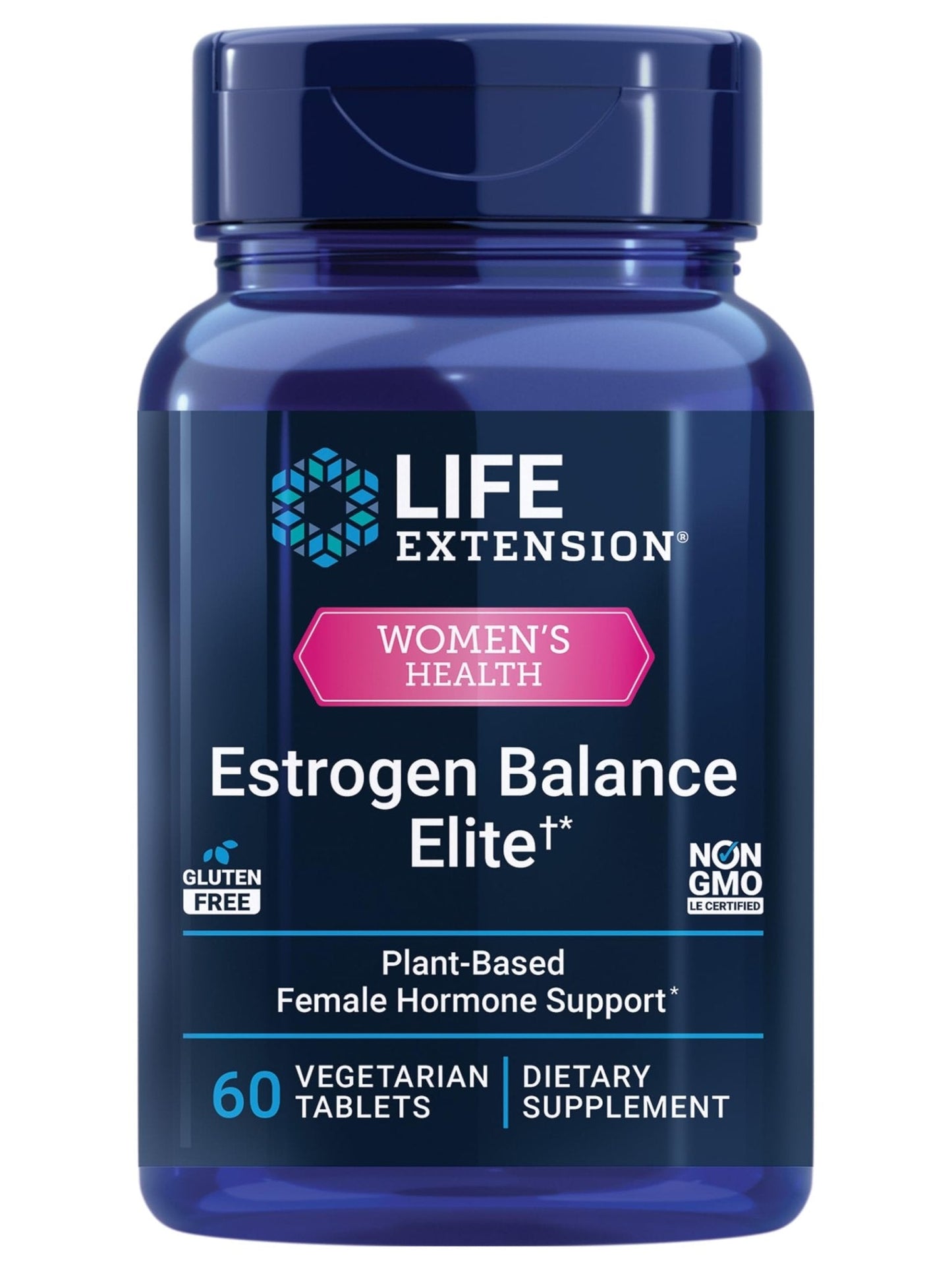 Life Extension Estrogen Balance Elite, Menopause Support Supplement, Hormone Balance, hot Flashes, Night Sweats, Vaginal Dryness, Gluten-Free, Non-GMO, Vegetarian, 60 Tablets. - Maple Wellness Supplements