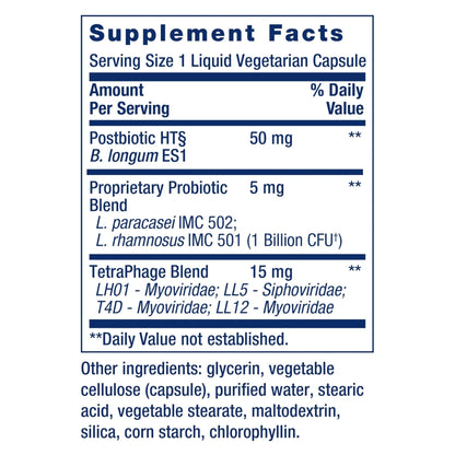 Life Extension FLORASSIST® Probiotic GI with Phage Technology, Digestive Health Supplement, microbiome Balance, Gut Health, Gluten Free, Vegetarian, 30 Capsules - Maple Wellness Supplements