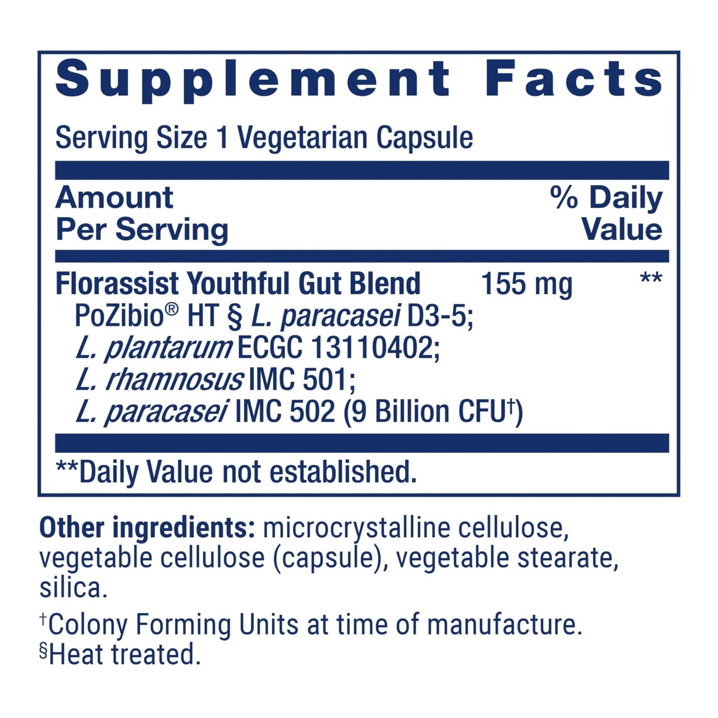 Life Extension FLORASSIST® Probiotic Youthful Gut, Healthy Aging Supplement, postbiotic and probiotic Blend, Heart and Gut Health, Non-GMO, 1-Daily, Gluten-Free, Vegetarian, 30 Capsules - Maple Wellness Supplements