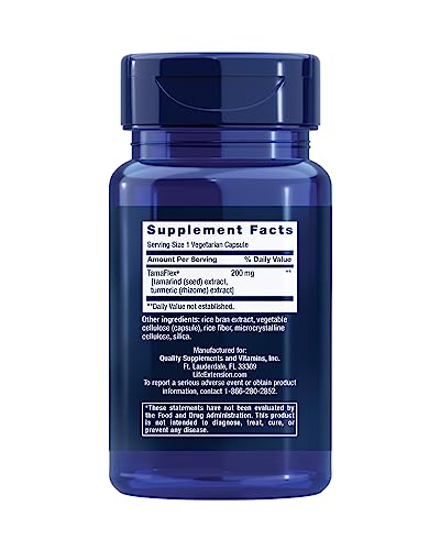 Life Extension Joint Mobility, relieves Minor Knee discomfort & Improves Range of Motion, Turmeric & Tamarind, Gluten-Free, Non-GMO, Vegetarian, 60 Capsules - Maple Wellness Supplements