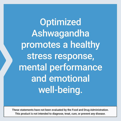 Life Extension Optimized Ashwagandha - Stress Management Supplement for a Healthy Stress Response, Focus, Memory, Stress Relief - Vegetarian, Gluten-Free, Non-GMO, 60 Capsules - Maple Wellness Supplements