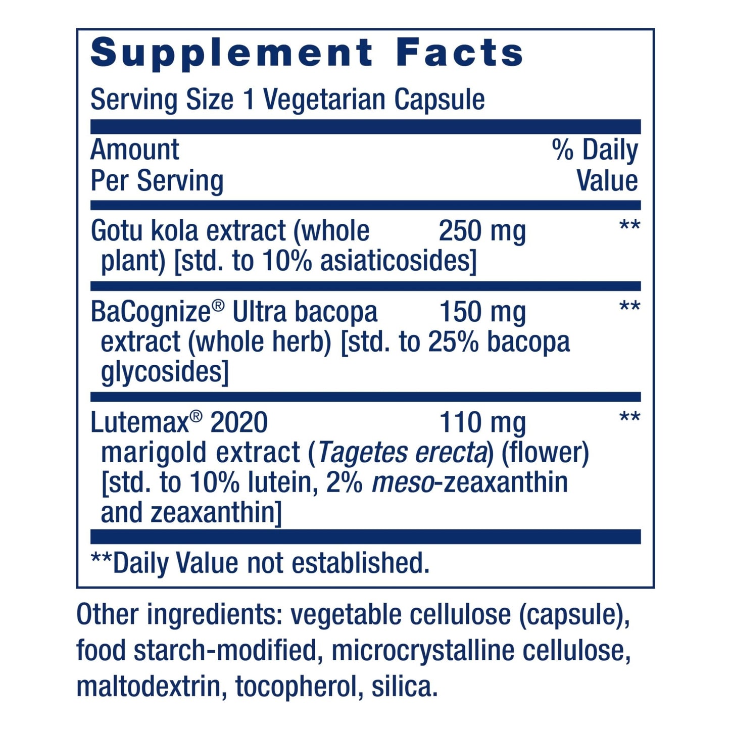 Life Extension Quick Brain Nootropic, Fast Thinking, Learning, Concentration, Lutein, zeaxanthin, gotu kola, bacopa, Gluten Free, Non-GMO, Vegetarian, 1 Daily, 30 Capsules, (Pack of 2) - Maple Wellness Supplements