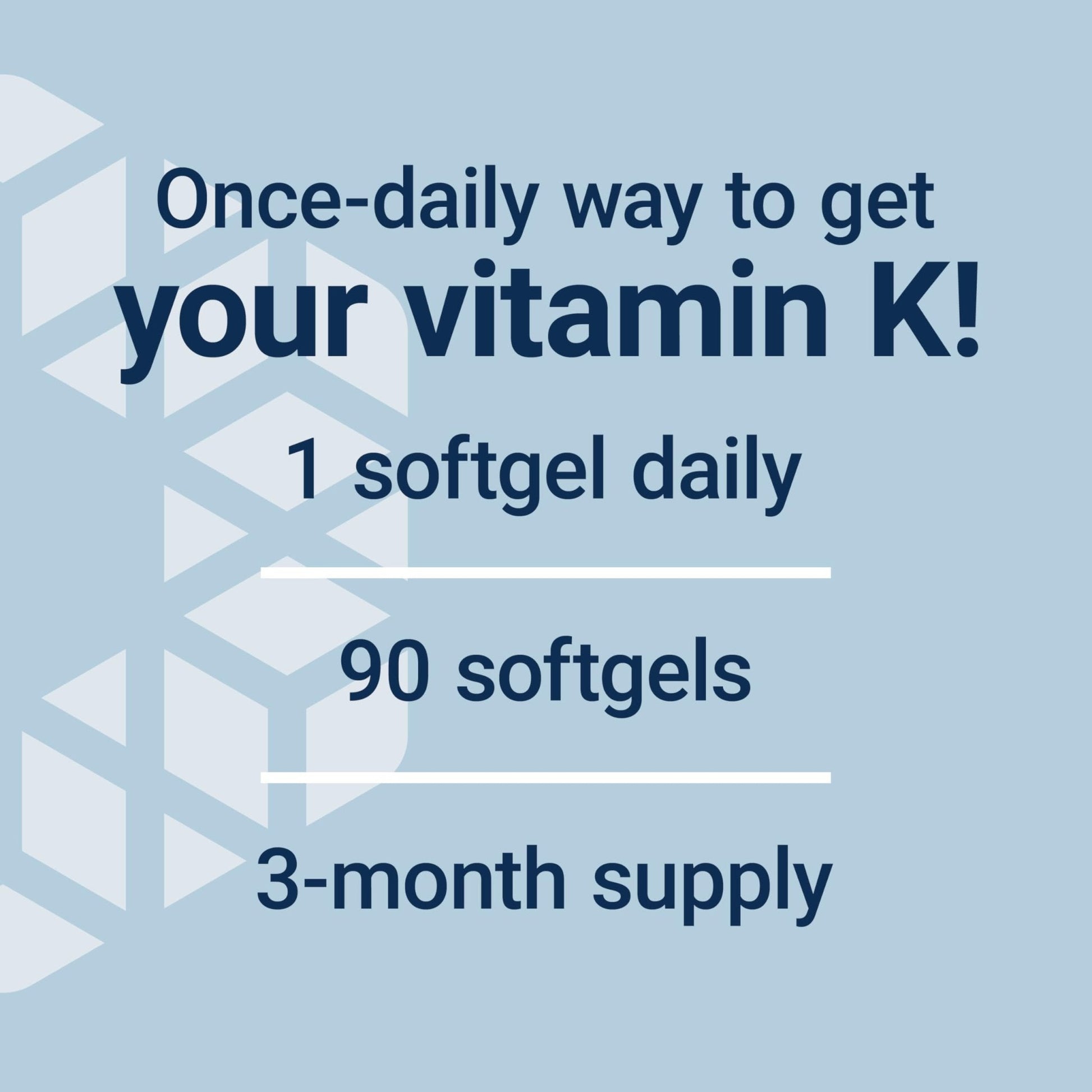 Life Extension Super K, Vitamin K Supplement, 2000 Mcg Vitamin K and 1180 Mcg Vitamin K2, Heart Health, Once-Daily, 90 Softgels - Maple Wellness Supplements