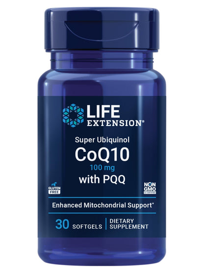 Life Extension Super Ubiquinol CoQ10 with PQQ, coenzyme Q10, pyrroloquinoline Quinone, Heart Health Supplement, Maximum Absorption - Maple Wellness Supplements