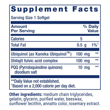 Life Extension Super Ubiquinol CoQ10 with PQQ, coenzyme Q10, pyrroloquinoline Quinone, Heart Health Supplement, Maximum Absorption - Maple Wellness Supplements