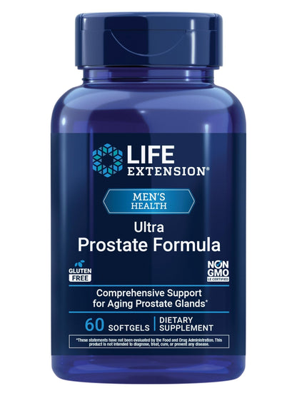 Life Extension Ultra Prostate Formula, Saw Palmetto for Men, pygeum, stinging Nettle Root, lycopene, Prostate Health, Urination Flow - Maple Wellness Supplements
