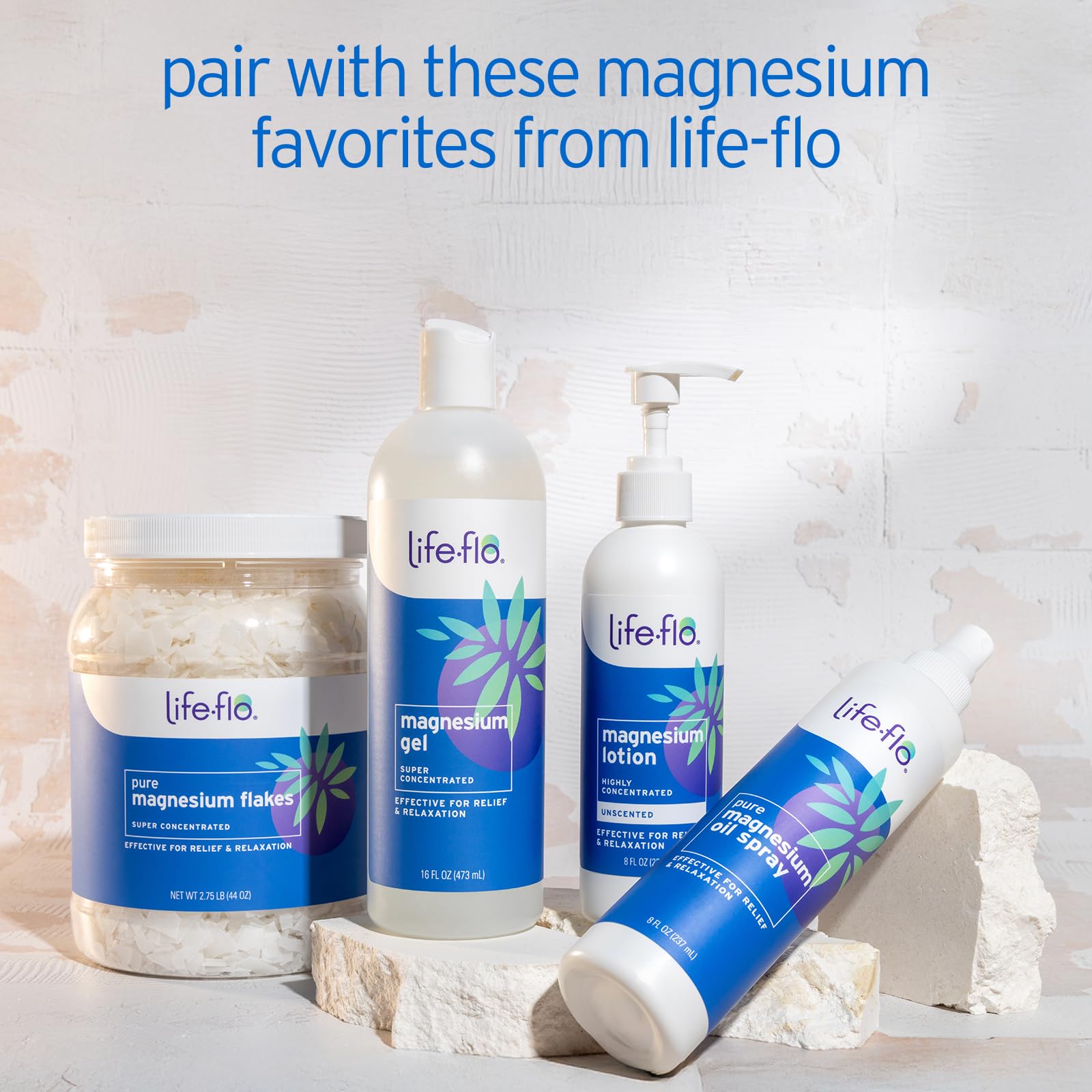 LIFE-FLO Unscented Magnesium Lotion - Highly Concentrated Magnesium Lotion for Kids and Adults - Soothes Overworked Muscles - Maple Wellness Supplements