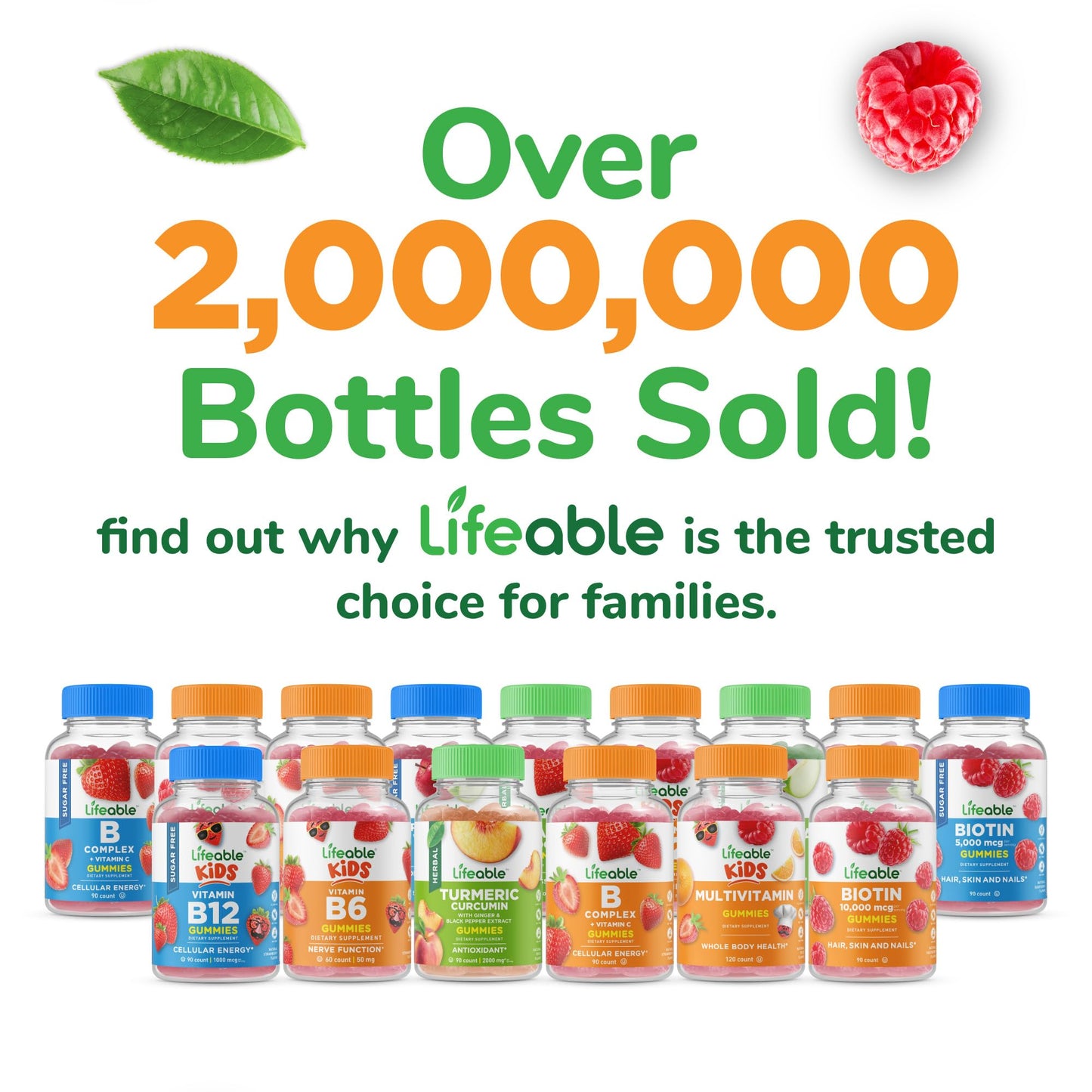 Lifeable Probiotics Gummies | 2 Billion CFU | Great Tasting Probiotic Gummies for Women | Probiotic Gummy for Gut Health and Immune Support - Maple Wellness Supplements