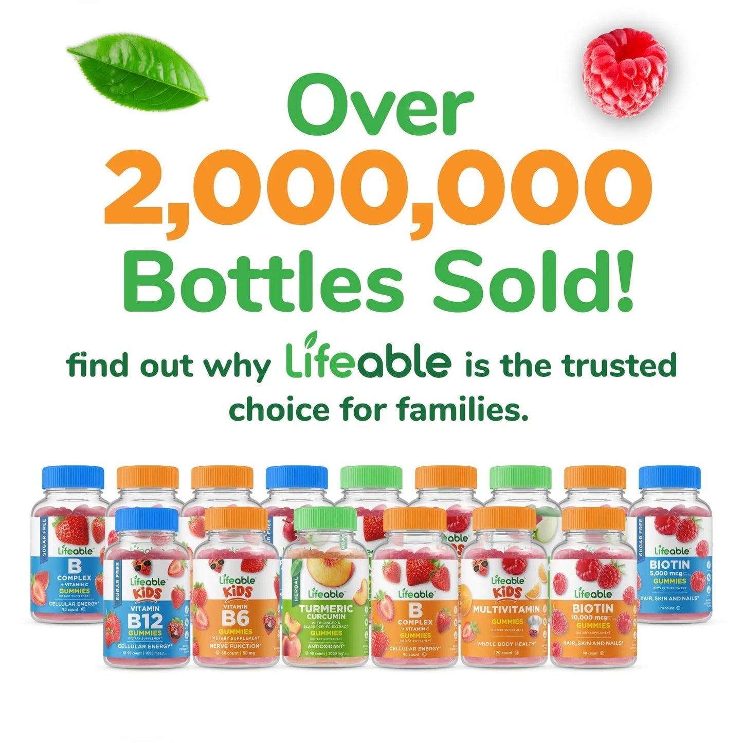 Lifeable Sugar Free Multivitamin for Men Gummies | with Iron and 18 Essential Vitamins and Minerals | Sugar Free Vitamins | 90 Gummies - Maple Wellness Supplements
