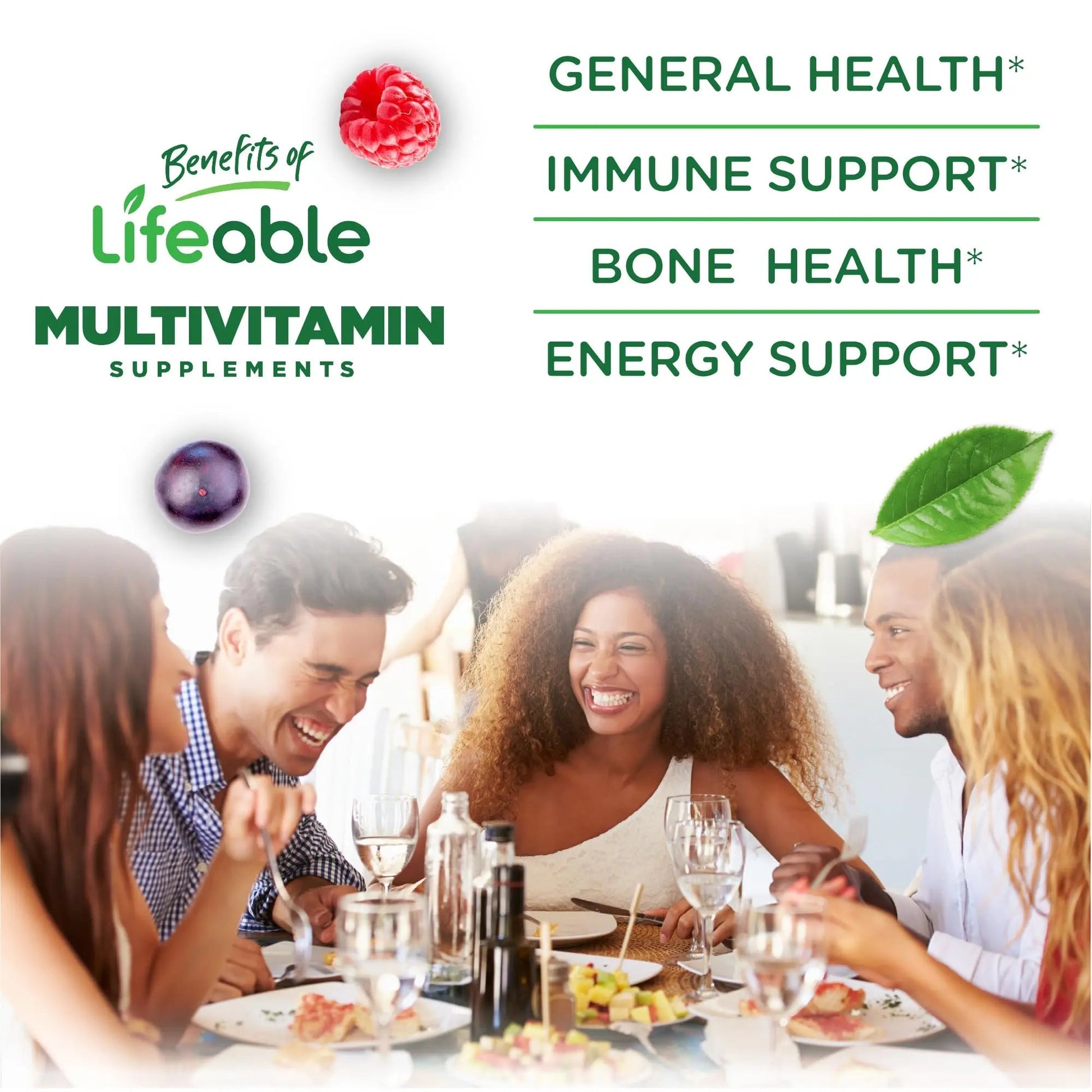 Lifeable Sugar Free Multivitamin for Men Gummies | with Iron and 18 Essential Vitamins and Minerals | Sugar Free Vitamins | 90 Gummies - Maple Wellness Supplements