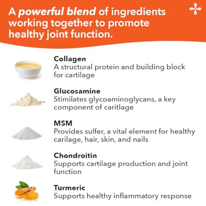 LifeSeasons Mobili-T - Joint Support Supplement - Reduces Aches & Discomforts - Increase Range of Motion - Rebuild Tissue & Cartilage - MSM Chondroitin Collagen Glucosamine & Turmeric - 208 Capsules - Maple Wellness Supplements
