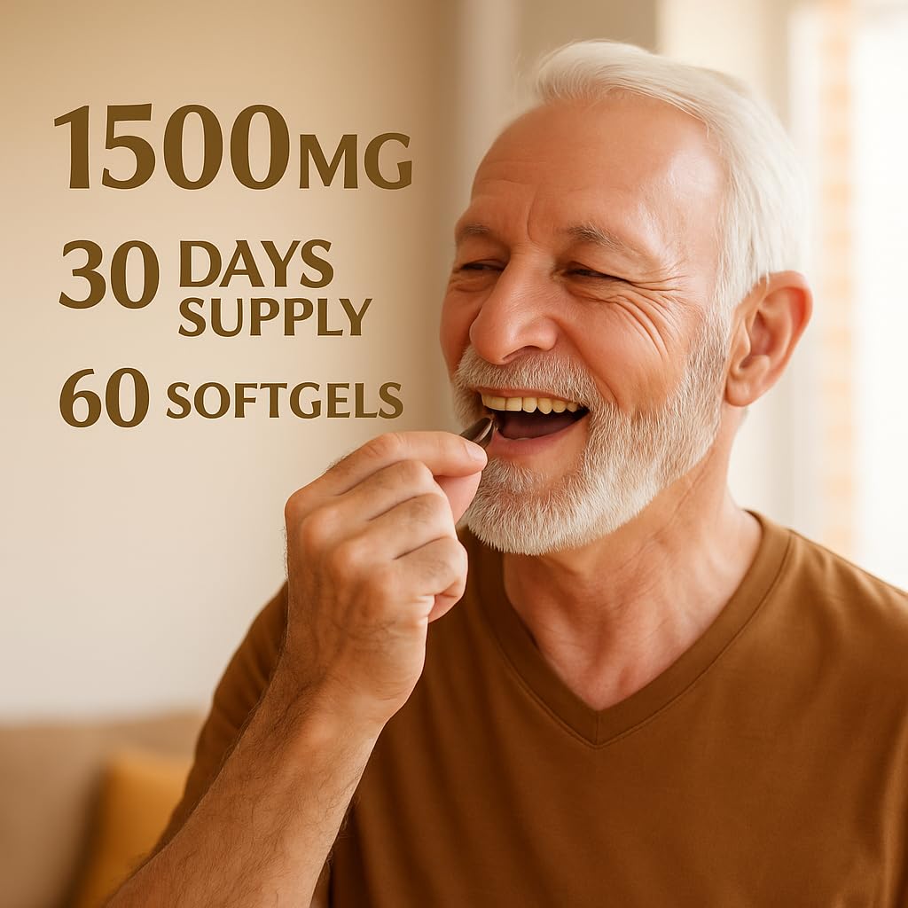 LIGUSTERI 1500 MG Liposomal NAD+, 98%+ Absorption, NAD+ Supplement for Women & Men with TMG, for Aging Defense, Cellular Energy, Heart & Brain Function, Longevity, 120 Softgels - Maple Wellness Supplements