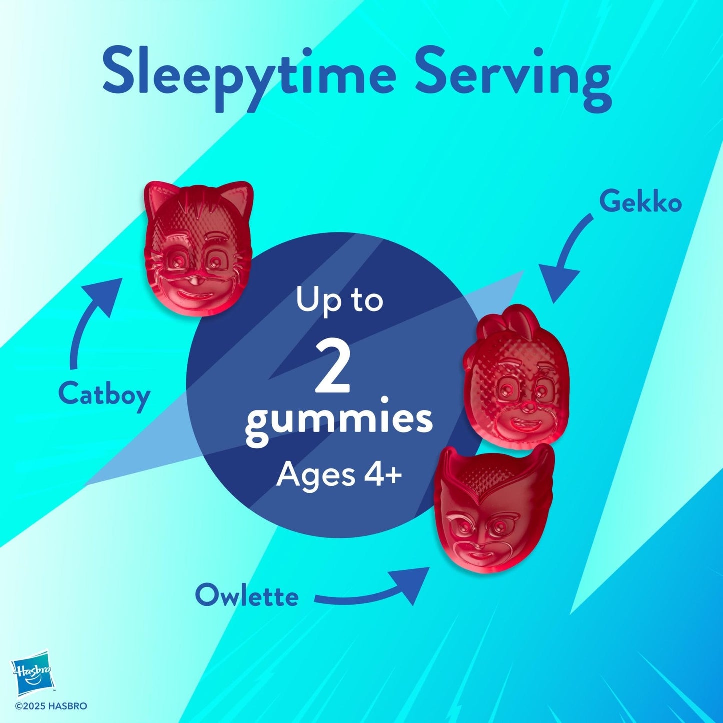 L'il Critters PJ Masks Melatonin Gummy Supplements, 60 Gummies - Maple Wellness Supplements