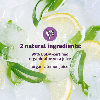 Lily of the Desert Aloe Vera Juice, Whole Leaf Filtered, Organic & Preservative Free – Natural Vitamins, Digestive Enzymes for Gut Health, - Maple Wellness Supplements