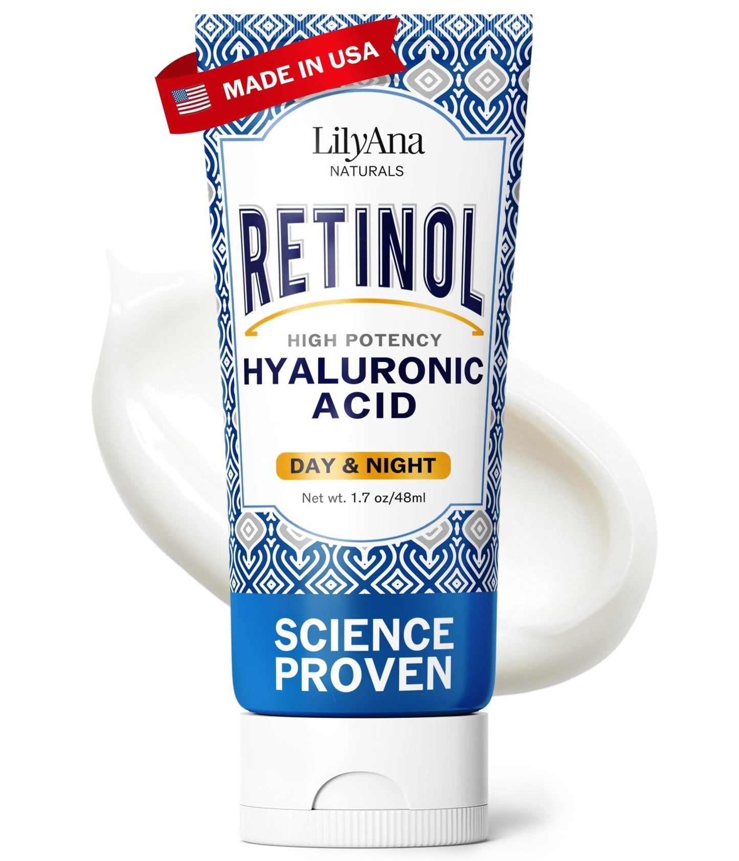 LilyAna Naturals Anti Aging Retinol Face Cream for Women – Wrinkle & Neck Cream for Firming, Retinol Moisturizer - Maple Wellness Supplements
