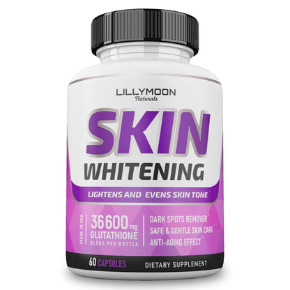 LILYMOON Glutathione Whitening Pills Skin Lightening Pills - Skin Whitening Formula - Maple Wellness Supplements