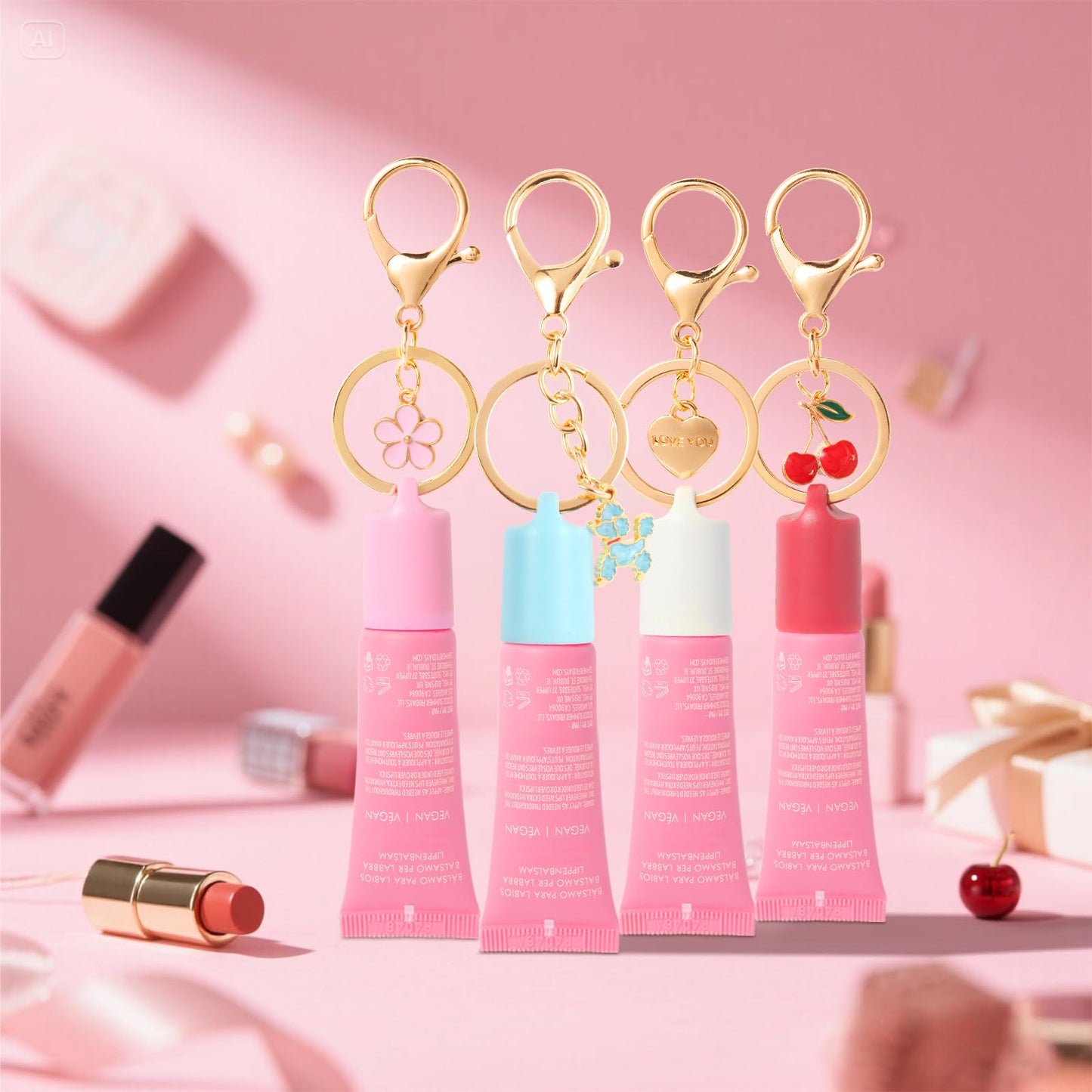 Limpskys keychain cap for Summer Fridays 0.5 Oz Lip Balm,lip gloss cap keychain（No Lip Balm） - Maple Wellness Supplements
