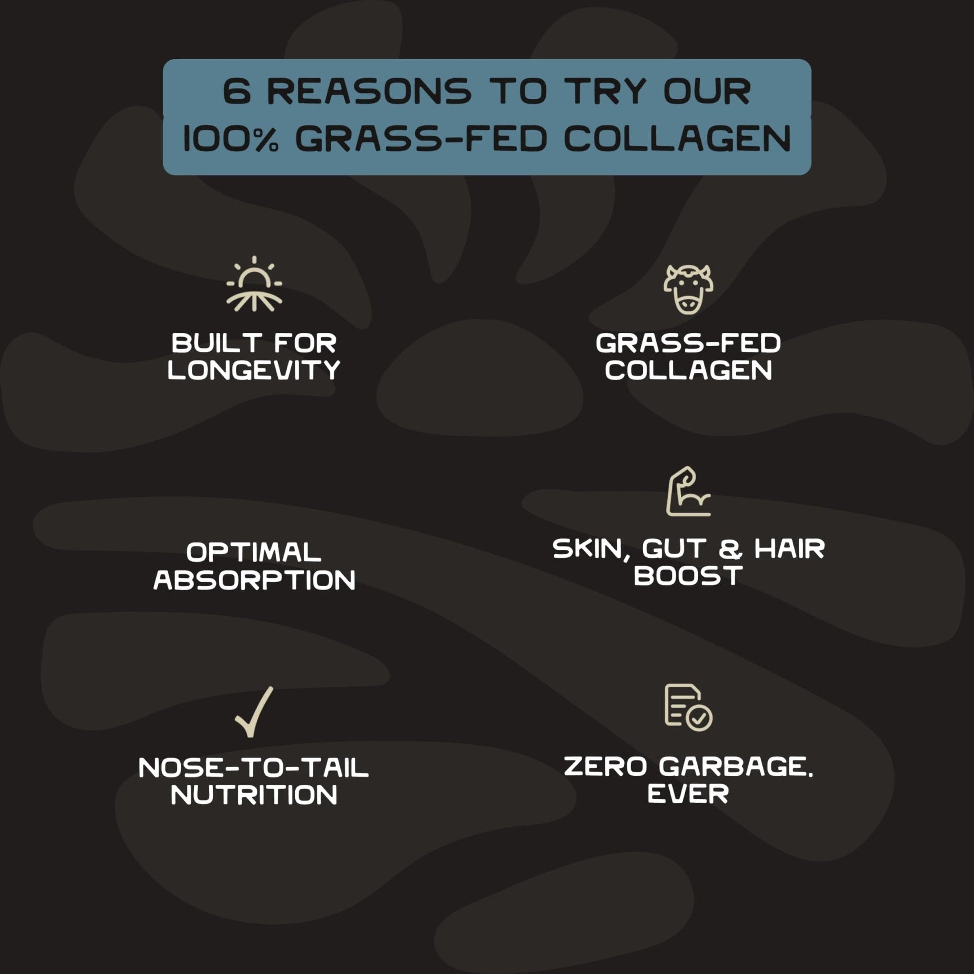 Lineage Provisions 100% Grass Fed Collagen Powder UNFLAVORED – Hydrolyzed Bovine Collagen Peptides with Trachea, Scapula, Eggshell Membrane – Collagen Protein Powder with Vitamin C – 30 Servings - Maple Wellness Supplements