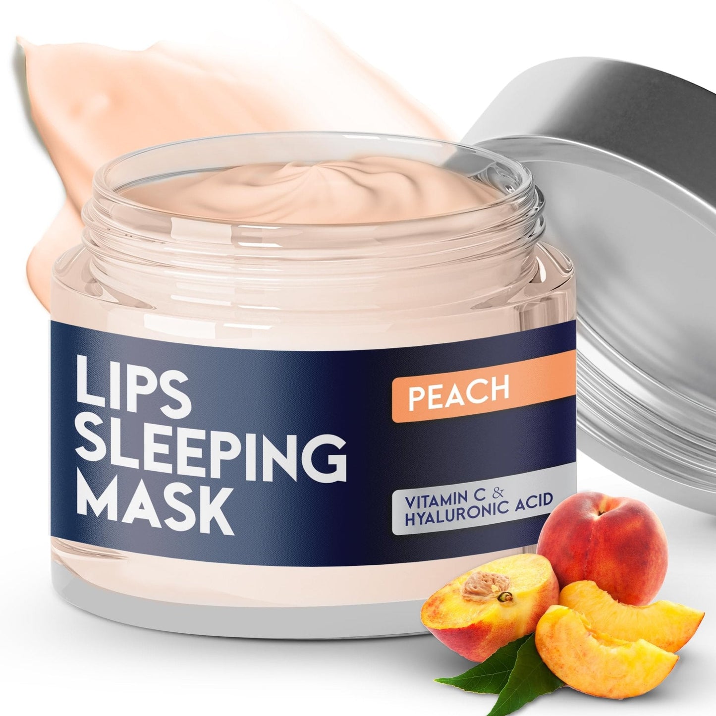 Lip Mask Overnight with Hyaluronic Acid & Collagen, Lip Sleeping Mask for Dry Cracked Lips - Maple Wellness Supplements