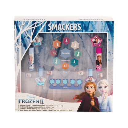 Lip Smacker Disney Frozen II Color Makeup Set For Girls, Shimmer Cream, Lip Gloss, Lip Balm, Nail Polish - Maple Wellness Supplements