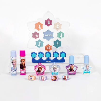 Lip Smacker Disney Frozen II Color Makeup Set For Girls, Shimmer Cream, Lip Gloss, Lip Balm, Nail Polish - Maple Wellness Supplements