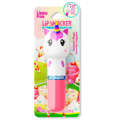 Lip Smacker Lippy Pals Unicorn, Flavored Moisturizing & Smoothing Soft Shine Lip Balm, Hydrating & Protecting Fun Tasty Flavors, Cruelty-Free & Vegan - Unicorn Magic - Maple Wellness Supplements