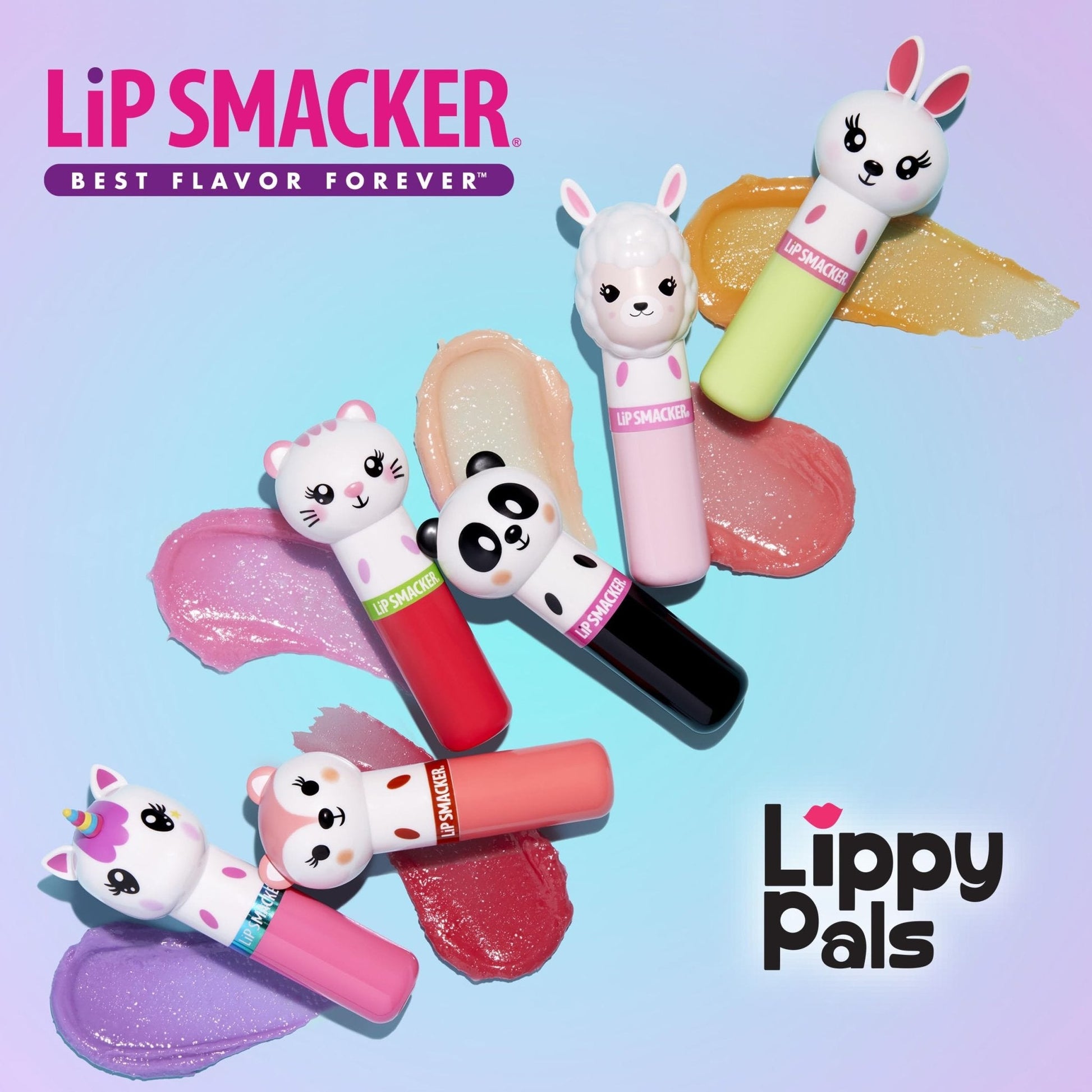 Lip Smacker Lippy Pals Unicorn, Flavored Moisturizing & Smoothing Soft Shine Lip Balm, Hydrating & Protecting Fun Tasty Flavors, Cruelty-Free & Vegan - Unicorn Magic - Maple Wellness Supplements