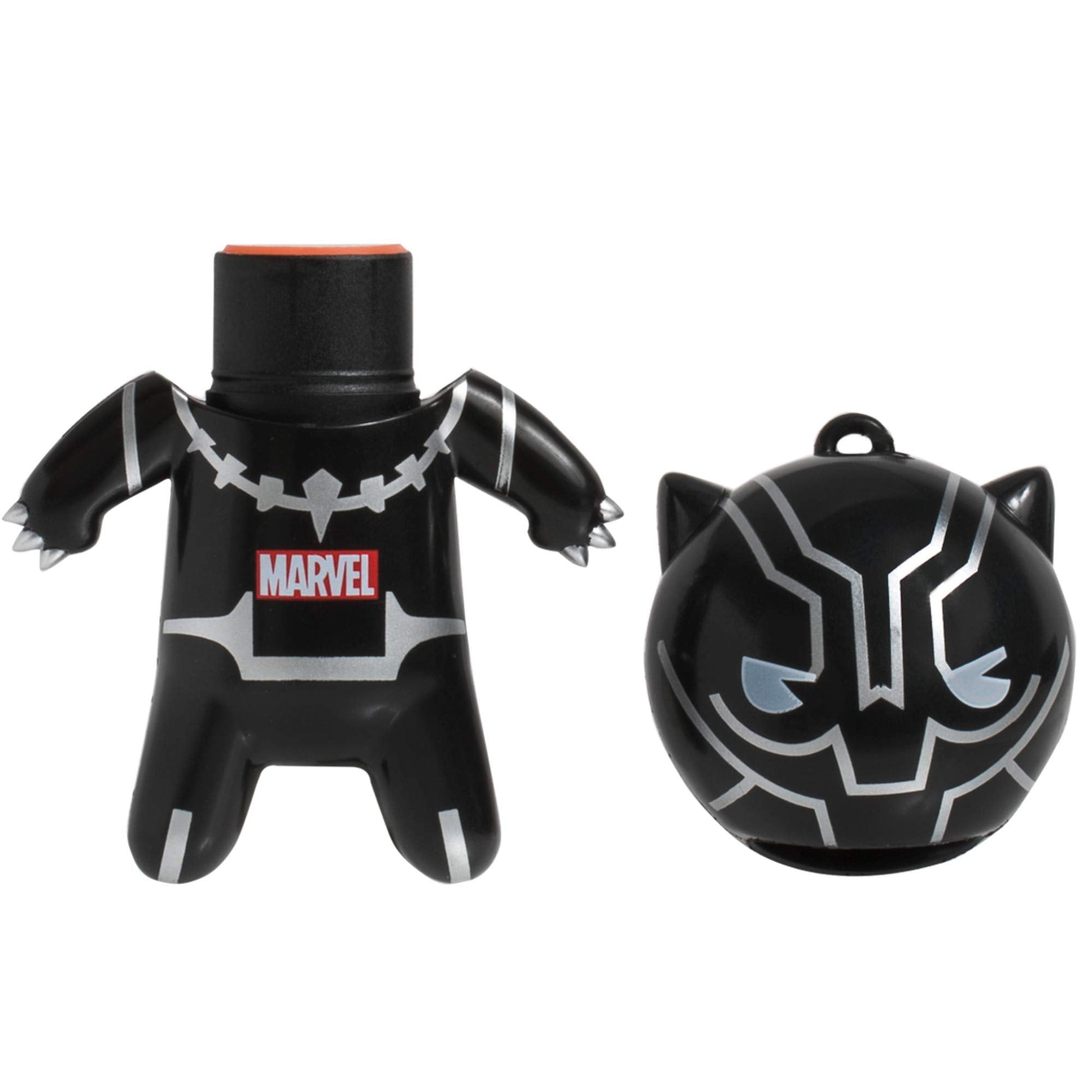 Lip Smacker Marvel Lip Balm Keychain, Clear & Glossy, Fun & Giftable, Cruelty Free - Black Panther - Maple Wellness Supplements