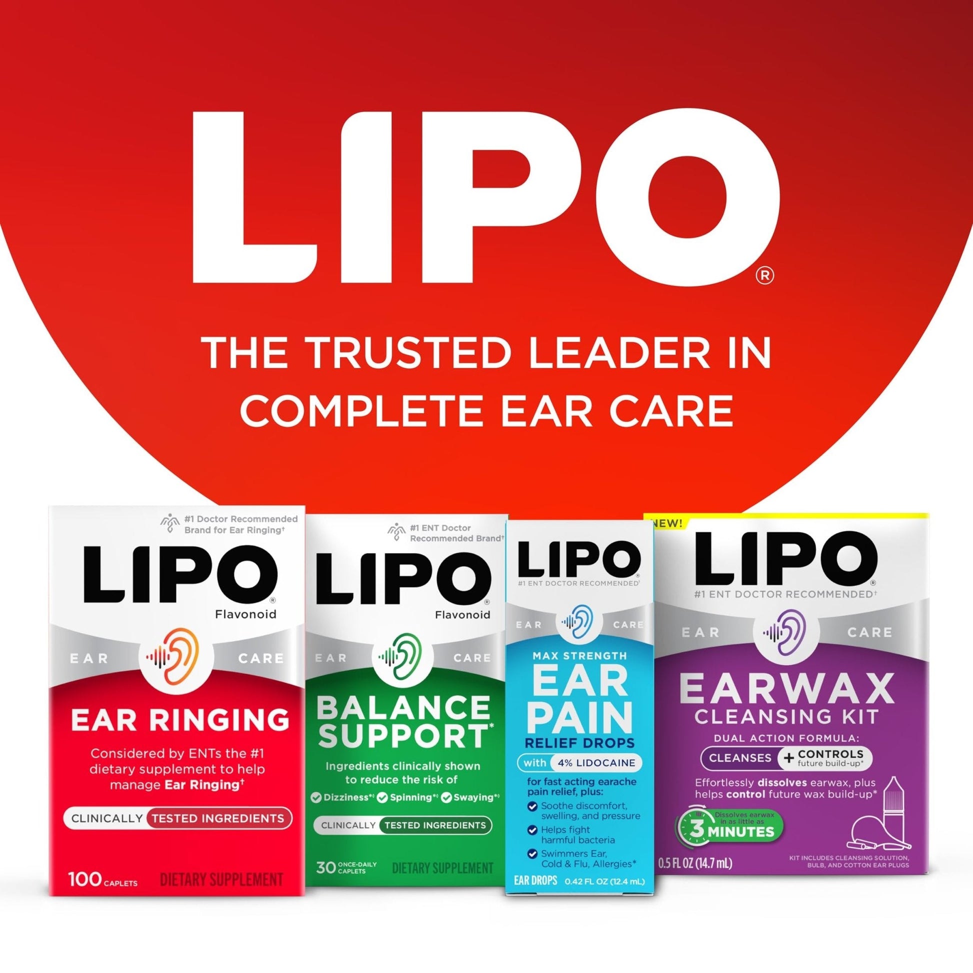 Lipo Flavonoid Ear Ringing - Doctor-Recommended for Ringing Ears – Clinically Proven Lemon Bioflavonoid Complex with Vitamins C, B1, B2, B6, B12, - Maple Wellness Supplements
