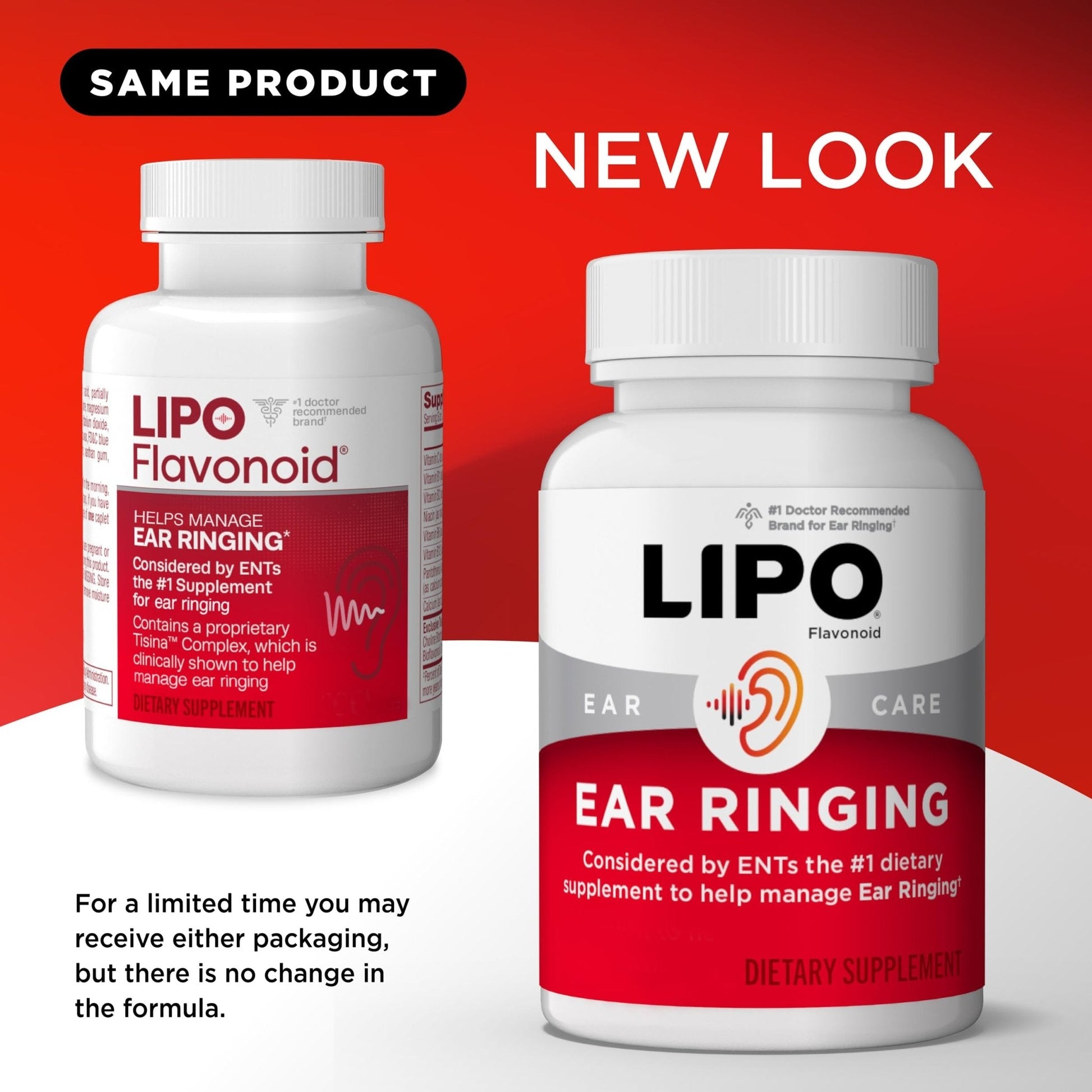 Lipo Flavonoid Ear Ringing - Doctor-Recommended for Ringing Ears – Clinically Proven Lemon Bioflavonoid Complex with Vitamins C, B1, B2, B6, B12, - Maple Wellness Supplements