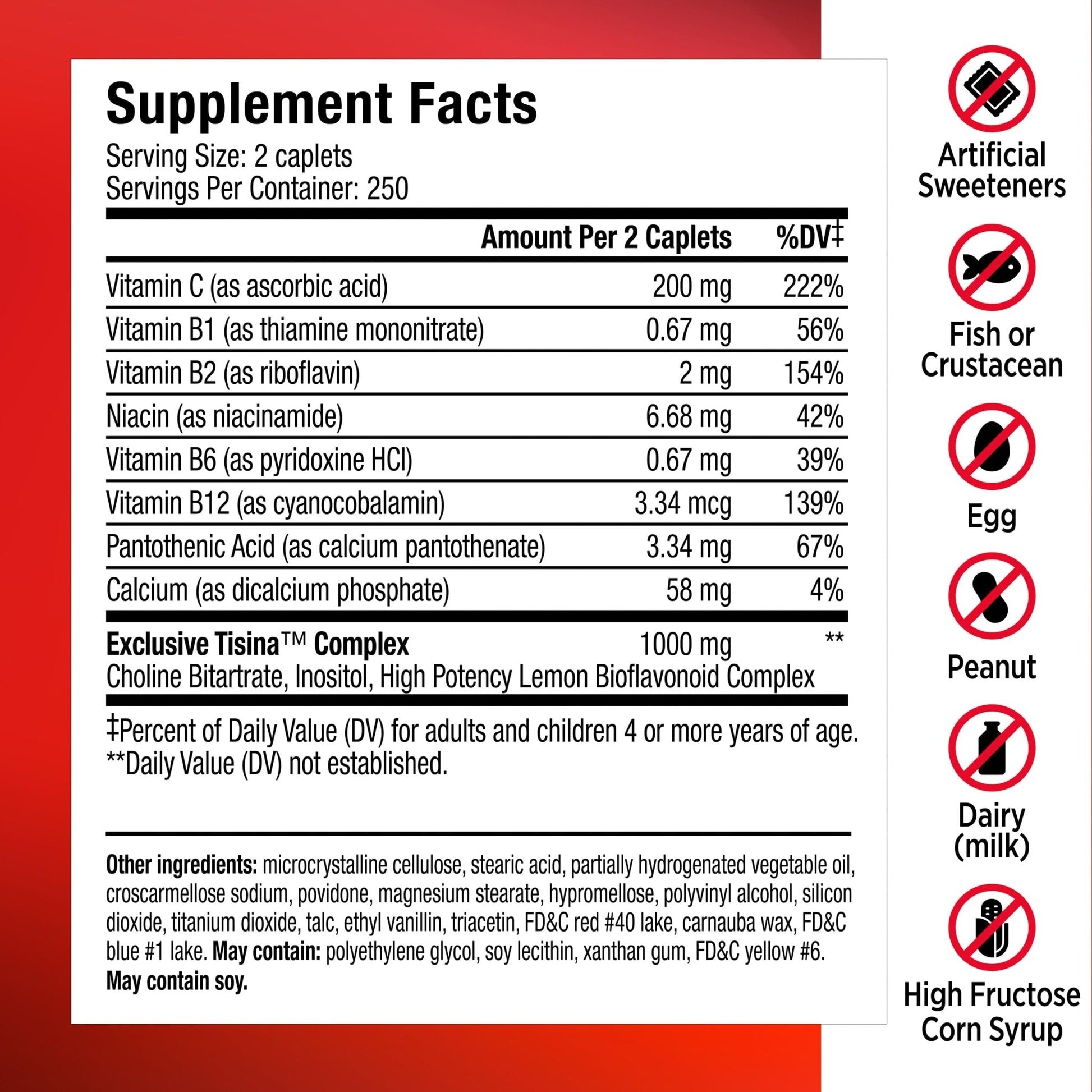 Lipo Flavonoid Ear Ringing - Doctor-Recommended for Ringing Ears – Clinically Proven Lemon Bioflavonoid Complex with Vitamins C, B1, B2, B6, B12, - Maple Wellness Supplements