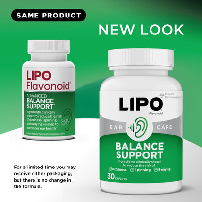 Lipo-Flavonoid for Vertigo & Dizziness Relief, Clinically Tested Formula with Ginkgo Biloba, Vitamin D, & Vitamin B Complex - Maple Wellness Supplements