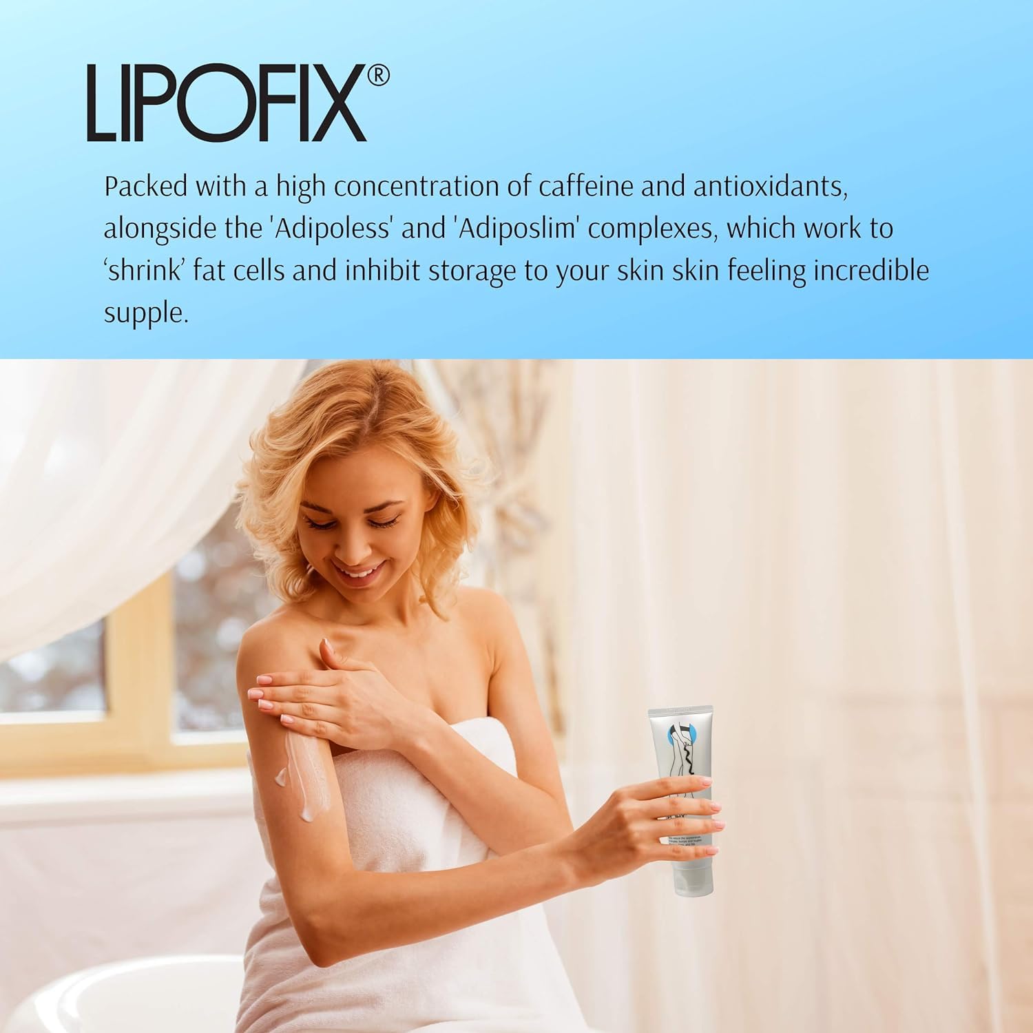 LIPOFIX Anti Cellulite Cream Luxurious Formula Body Contour Cream Effectively Tone - Maple Wellness Supplements
