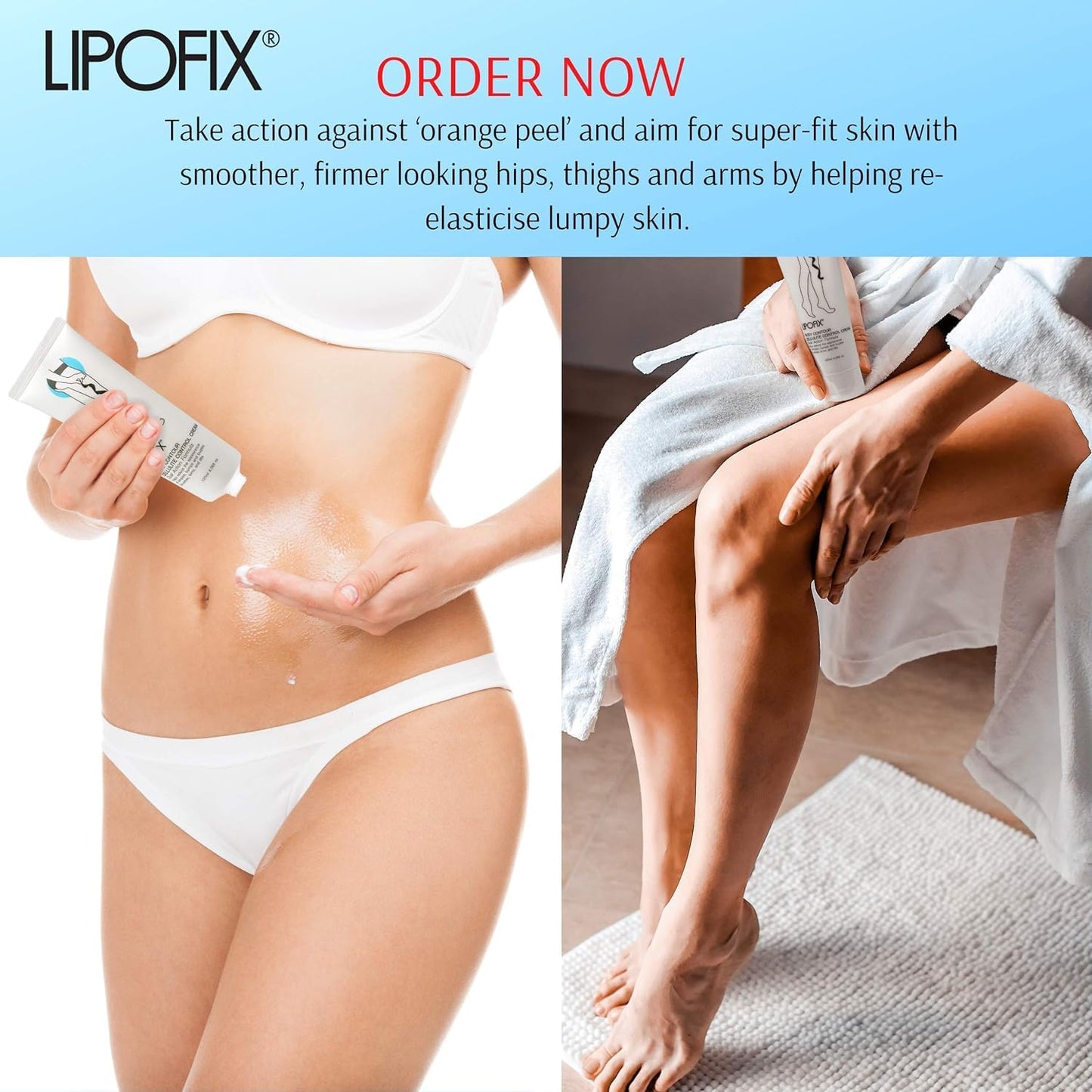 LIPOFIX Anti Cellulite Cream Luxurious Formula Body Contour Cream Effectively Tone - Maple Wellness Supplements