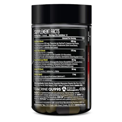 LIPORUSH NDS Nutrition XT - Super Concentrated Thermogenic with L-Carnitine & Teacrine - Maple Wellness Supplements