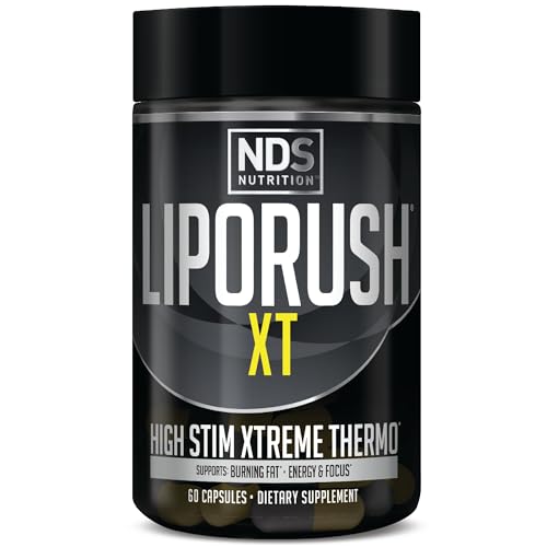 LIPORUSH NDS Nutrition XT - Super Concentrated Thermogenic with L-Carnitine & Teacrine - Maple Wellness Supplements